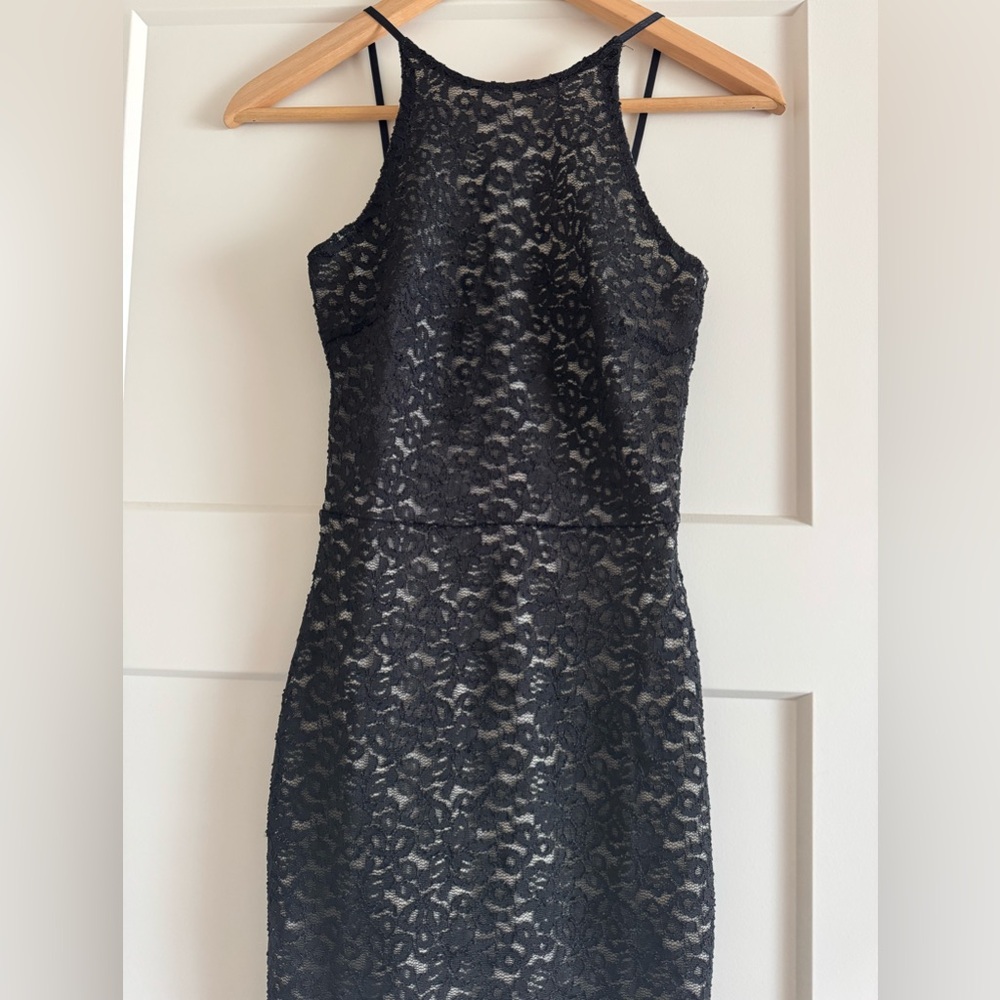 Black Fitted Dress - Picture 2 of 7